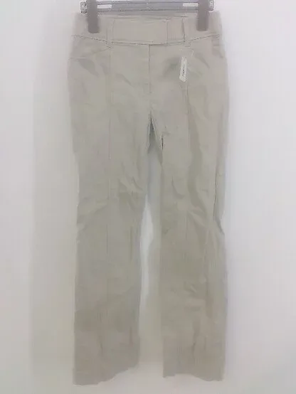 ◇ NATURAL BEAUTY BASIC ナチュラルビューティーベーシック ストレッチ パンツ サイズXS ベージュ系 レディース P 【中古】