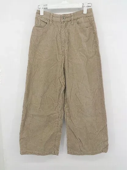 ◇ Sonny Label コーデュロイ カジュアル ストレート ワイド パンツ サイズ150-155 MS 9 ベージュ レディース E 【中古】