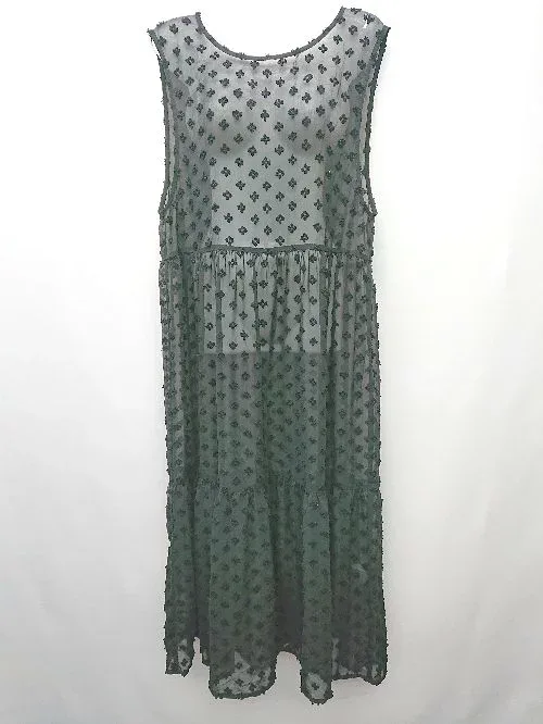 ◇ forksy. フォルクシー ノースリーブ ロング丈 ワンピース サイズM ブラック レディース P 【中古】