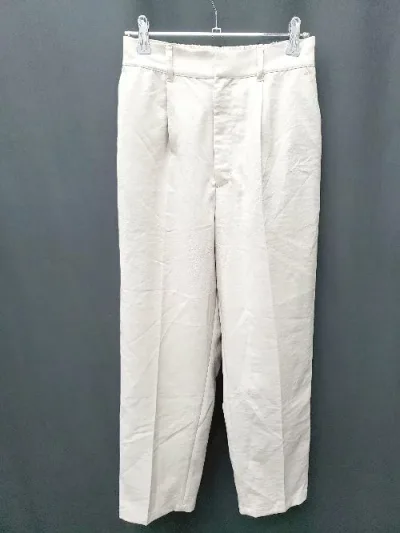 ◇ ⊂ nano universe ナノ ユニバース テーパード パンツ サイズ36 ベージュ レディース P 【中古】