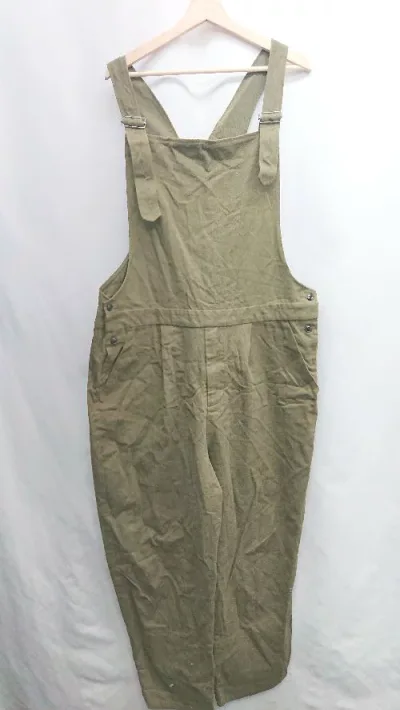 ◇ Θ kutir クティール オーバーオール サイズL カーキ系 レディース E 【中古】