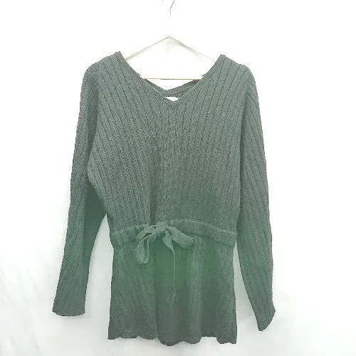 ◇ ⊇ AZUL BY MOUSSY アズール バイマウジー 長袖 チュニックニット サイズM ブラック系 レディース E 【中古】