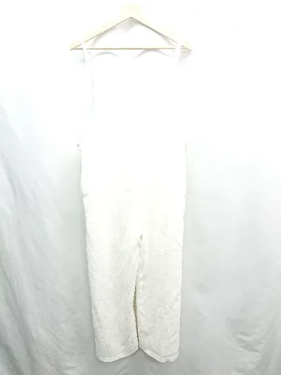 ◇ ⊂ CHERI シェリ 裏地あり オールインワン サイズM ホワイト レディース E 【中古】