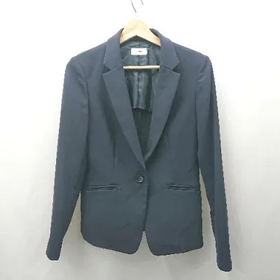 ◇ ⊇ Purelast ピュアラスト 長袖 ジャケット サイズ11 ブラック系 レディース E 【中古】
