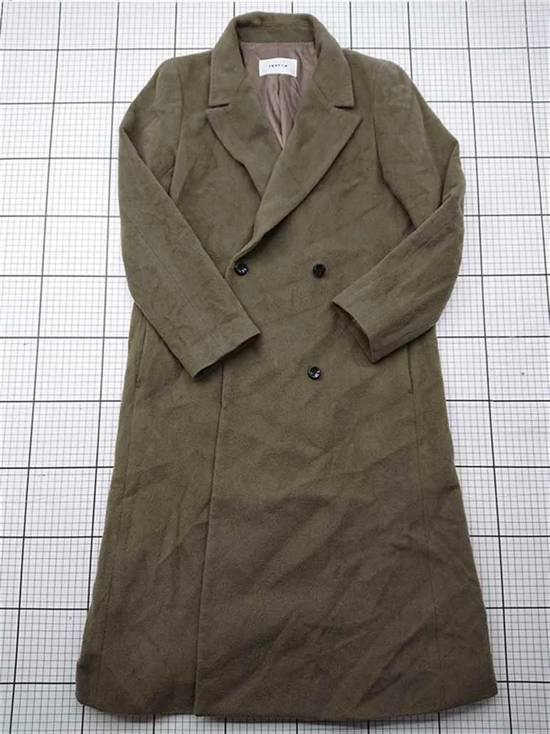 ◇ ⊇ フレイアイディー FRAY I.D ダブルロングコート カーキ系 サイズ0 レディース E 【中古】