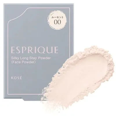ESPRIQUE(エスプリーク) シルキーロングステイ パウダー 00 ルーセント 6g 詰めかえ用 フェイスパウダー ツヤ 毛穴 しっとり