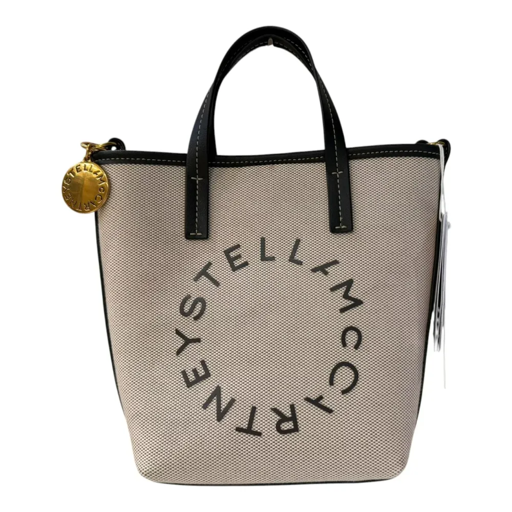 H&M x Stella McCartney Women's Mesh Small Canvas Tote Bag "Beige" エイチアンドエム ステラマッカートニー キャンバストートバッグ 正規品 新古品【中古】