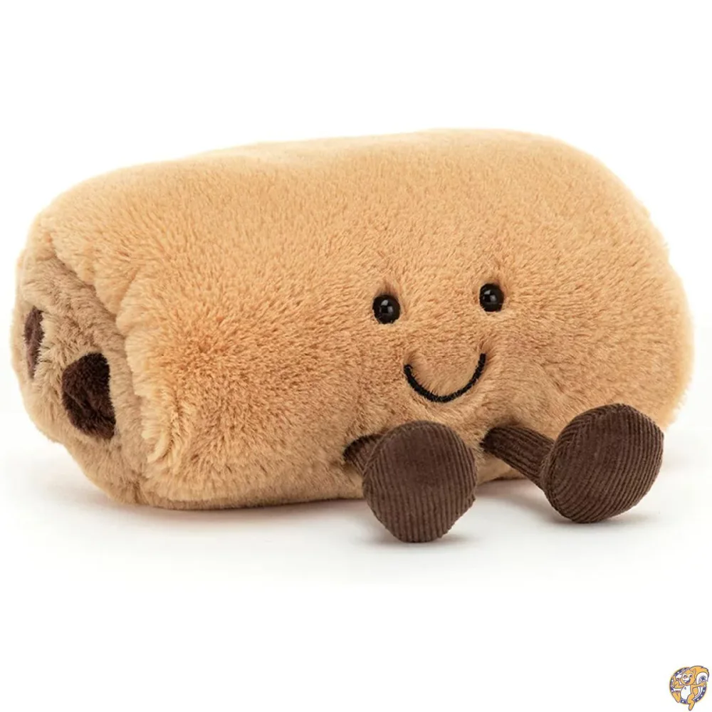 Jellycat Amuseables Pain Auショコラぬいぐるみ 6インチ | ペストリーぬいぐるみ 楽しいギフトアイデア