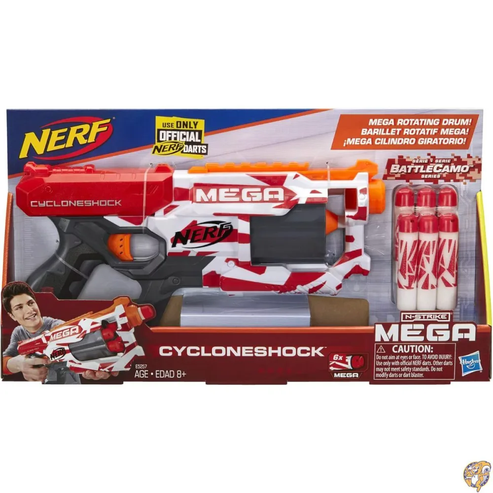 【最大2000円クーポン】NERF N-Strike メガサイクロンショックブラスター