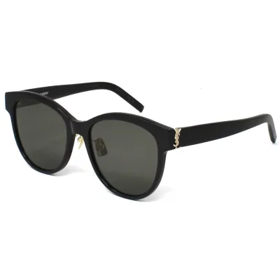 SAINT LAURENT サンローラン サングラス アジアンフィット ユニセックス SLM107K-004 男女兼用 サングラス 国内正規品 レディース メンズ 女性 男性 ブランド おしゃれ UVカット ブラック 黒 グレー