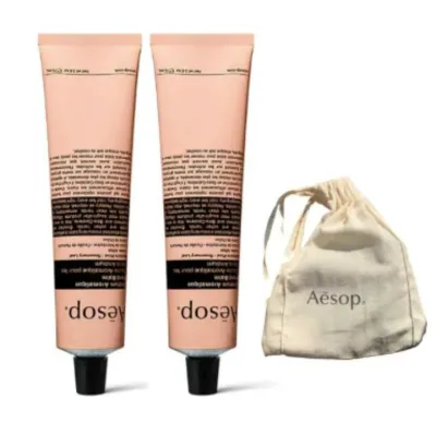 即日発送【2個セット・ショッパー付き】Aesop イソップ アンドラムアロマティックハンドクリーム 旧名:レスレクション ハンドバーム 75ml