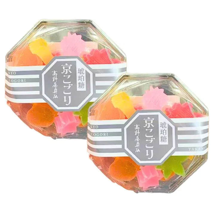 2個セット・送料無料【琥珀糖】 京こごり 琥珀糖 お菓子 グミ キャンディ 銘菓 秋