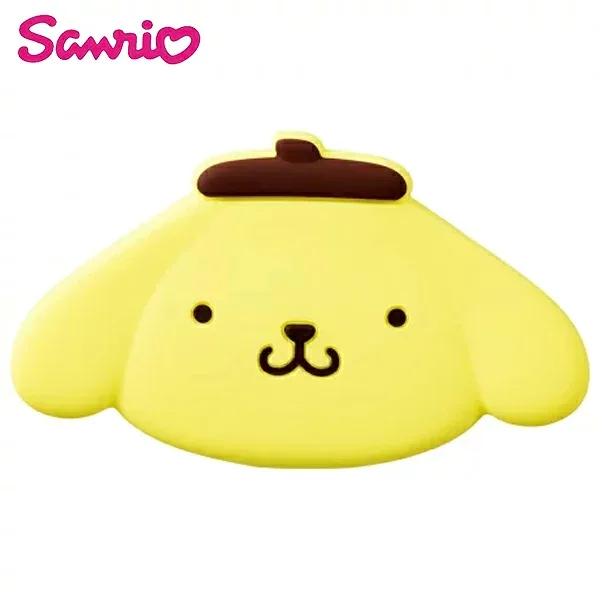 ポムポムプリン サンリオ sanrio ハンドミラー 手のひらサイズ スケーター MSR1 ダイカット シリコンミラー コンパクトミラー 鏡 手鏡 メイク直し 【3点までメール便可】