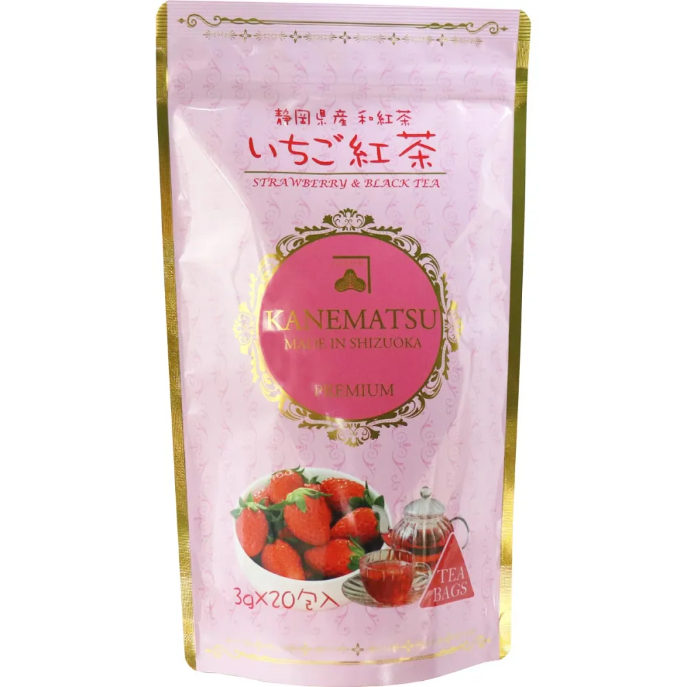 【ヘルシ価格】【2個セット】いちご紅茶ティーバッグ 3g×20包入×2個セット【返品キャンセル不可】