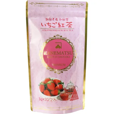 【ヘルシ価格】【2個セット】いちご紅茶ティーバッグ 3g×20包入×2個セット【返品キャンセル不可】