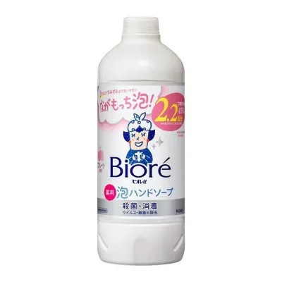 【2個セット】【医薬部外品】ビオレu 泡ハンドソープ フルーツの香り つめかえ用 430mlx2個セット【楽天倉庫直送h】 医薬部外品 化粧品 コスメ ボディケア ハンドソープ 殺菌成分配合 弱酸性