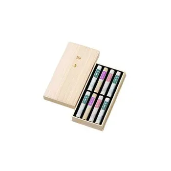 奥野晴明堂 花の旅(アソート) 短寸筒箱8本入 桐箱入り【お寄せ品、返品キャンセル不可。欠品終売時連絡あり】