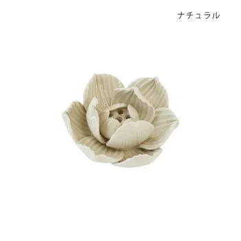 香立て セラミックロータス S ナチュラル 10723841132【お寄せ品、返品キャンセル不可。欠品終売時連絡あり】