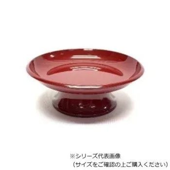 【直送品】供物台(丸三宝) 朱(無地) 8.0寸【お寄せ品、返品キャンセル不可。欠品終売時連絡あり】