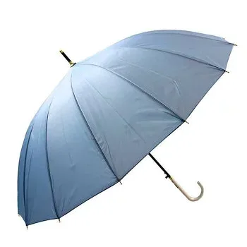 アテイン 傘 16本骨 無地55cm ブルーグレー 2130【お寄せ品、返品キャンセル不可。欠品終売時連絡あり】