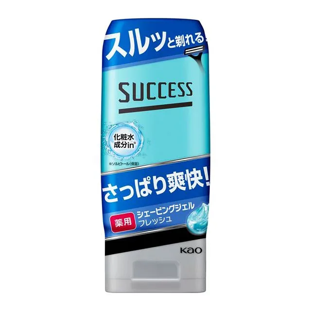 【楽天倉庫直送h】【2個セット】【医薬部外品】サクセス 薬用シェービングジェル フレッシュタイプ 180gx2個セット【ヘルシ価格】 化粧品 コスメ シェービングジェル 薬用 メントール配合