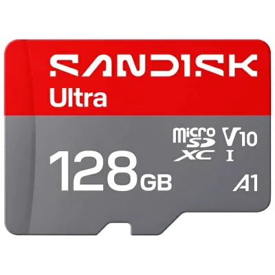 【送料無料】SDSQUJQ-128G-JN3MA SANDISK Ultra microSD UHS-Iカード 128GB【在庫目安:お取り寄せ】