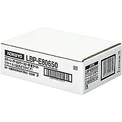 【送料無料】コクヨ LBP-E80650 カラーLBP&コピー用 紙ラベル <リラベル> はかどりタイプ 18面 角丸 500枚【在庫目安:お取り寄せ】| ラベル シール シート シール印刷 プリンタ 自作