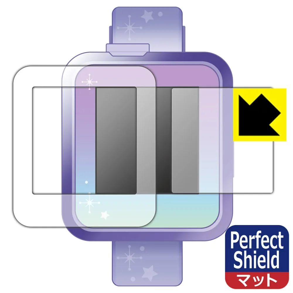 Perfect Shield ディズニー&ディズニー/ピクサーキャラクター マジカルスマートウォッチ 用 液晶保護フィルム 日本製 自社製造直販