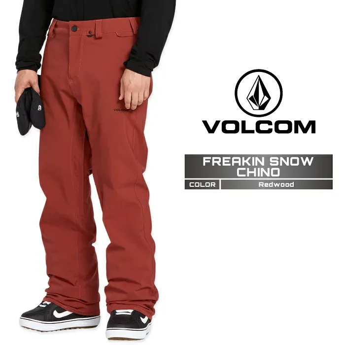 2024-25 VOLCOM FREAKIN SNOW CHINO Redwood ボルコム スノーボード ウェアー パンツ メンズ 24-25 2025 日本正規品