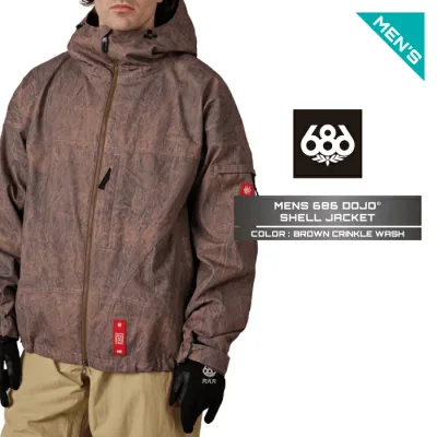 2026-27 686 686 DOJO SHELL JACKET Six Eight Six Dojo Shell Jacket Snowboarding Wear Men's 26-27 Japanese Genuine Product