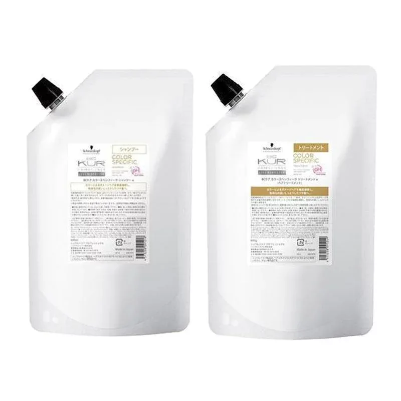 シュワルツコフ BCクア カラースペシフィーク シャンプー 600ml トリートメント 600g リフィルセット