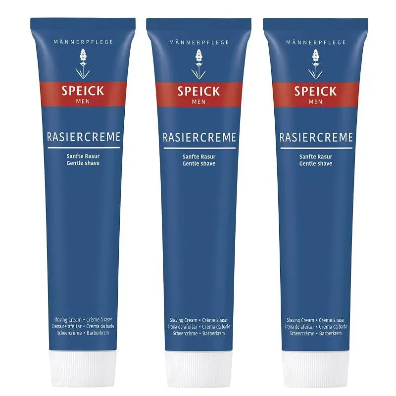 SPEICK スパイク メンズ・シェイビングクリーム (髭剃り用クリーム) 75g×3点セット