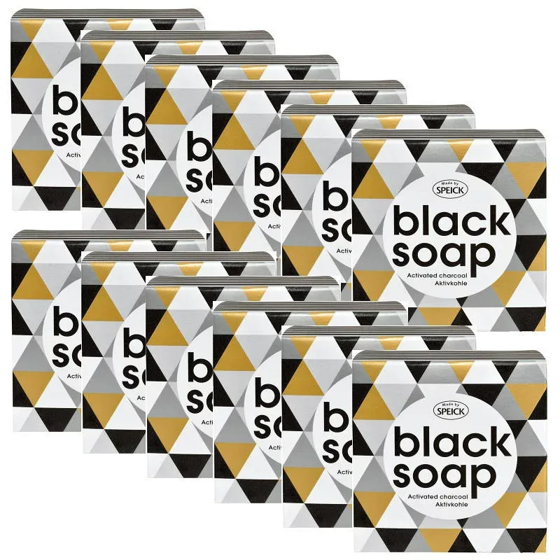 SPEICK スパイク ブラック ソープ (顔・全身用石けん) 100g×12点セット