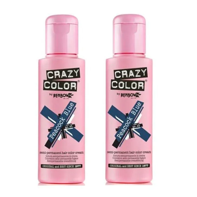 アレス クレイジーカラー ピーコックブルー 100ml(2点セット)