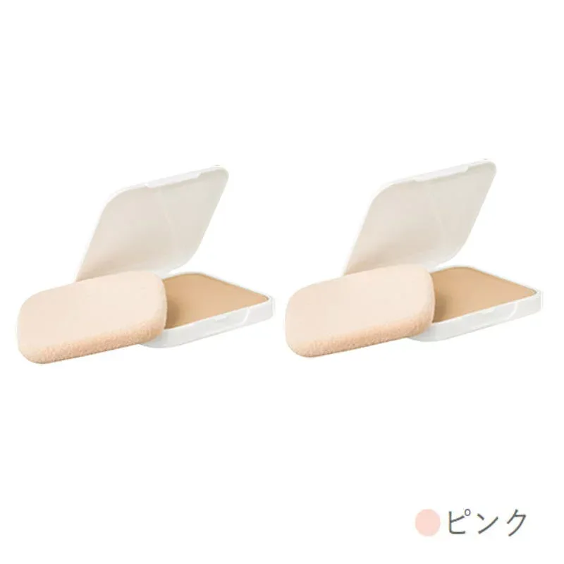 アルバコスメティックス SSパウダーファンデーション スムース ピンク 13g リフィル(パフ付)(2点セット)