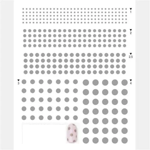 TSUMEKIRA(ツメキラ) ネイルシール es シアードット 黒 ES-DOT-009 (メール便でお届けします。(代引き不可))