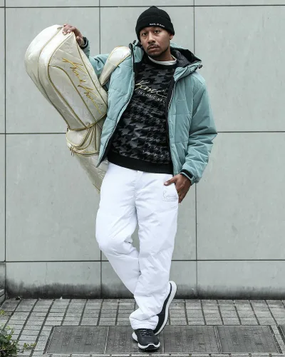 Karl Kani GOLF ダウン 切替 ストレッチ イージーパンツ