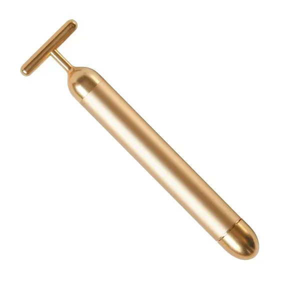 24K純金ヘッド搭載 電動ビューティーバー 電動美顔器 防水仕様 毎分約6000回振動