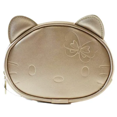アナスイ ハローキティ ポーチ コスメポーチ レディース ブランド ANNA SUI × HELLO KITTY ミニポーチ ゴールド 小物入れ 化粧ポーチ 女性 婦人 20代 30代 40代 50代 かわいい おしゃれ プレゼント ギフト
