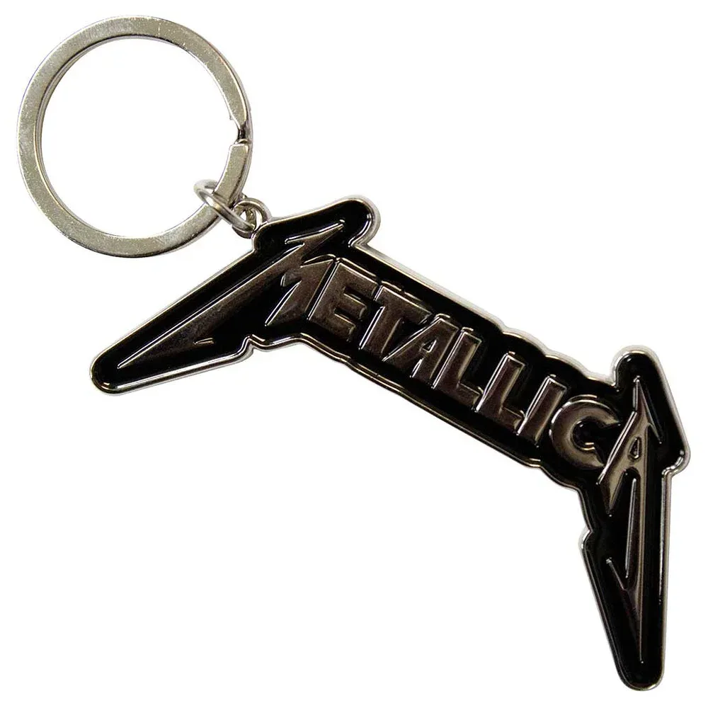 METALLICA メタリカ (結成 45周年 ) - Logo / キーホルダー 【公式 / オフィシャル】