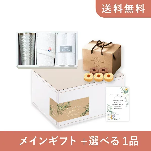 お返し・内祝いギフトセット(品物ギフト タオル×ボトルタンブラー タンブラー&今治産タオル&マイクロファイバークロスセットB)(内祝い お返し お菓子 タオル タンブラー 5000円 ギフトセット ギフトボックス 内祝いセット 結婚祝い 出産内祝い お返し送料無料)