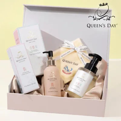 【QUEEN'S DAY】ハンドタオルギフトセットお歳暮 御歳暮 ベビー 新生児 赤ちゃん 子ども 子供 キッズ ママ 自然由来 ボディケア フェイスケア せっけん お風呂 ハンカチ 妊婦 保湿 贈り物 ギフト プレゼント お祝い クイーンズデイ クイーンズディ 友人 同僚 友達