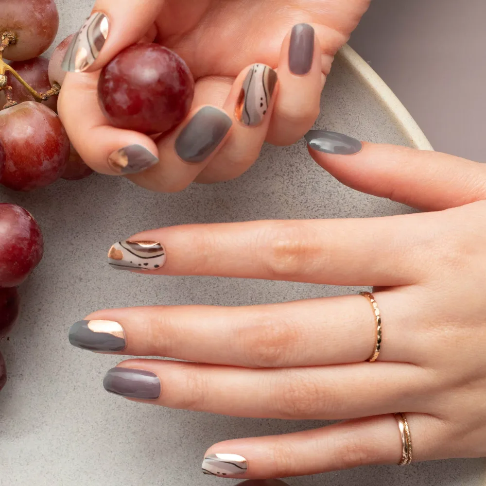 esshimo エッシーモ Fit Fix gel nail Wavy Textile ウェービーテキスタイルエシカルネイル ハンドネイル ジェルネイルシール セルフネイル おうちネイル 時短ネイル デザインネイル 貼るネイル ネイルステッカー ネイルパーツ ネイルチップ 付け爪 つけ爪 カラージェル