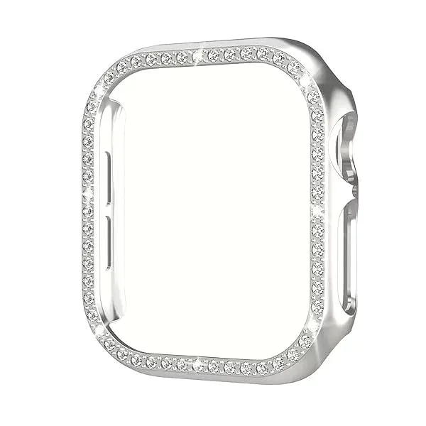 【2枚入り】Apple Watchケース 40mm アップルウォッチ カバー キラキラ アップルウォッチ フレームカバー 超簿軽量 装着簡単 PC材質 Apple Watch series6/SE/5/4 保護バンパー