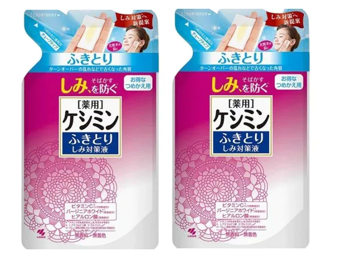 配送料無料 小林製薬 ケシミン ふきとりしみ対策液 つめかえ用(140ml)×2個セット