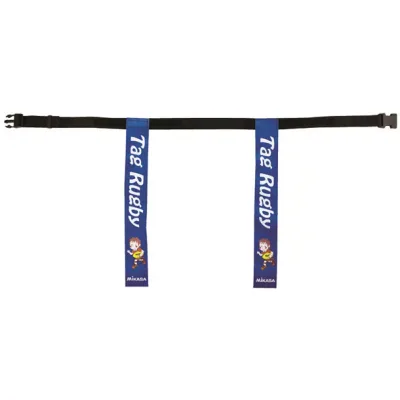タグラグビー用タグベルト90cm【MIKASA】ミカサラグビアメグッズソノタ(TRTG90-BL)