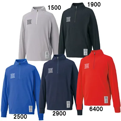 ゼット ZETT BEAMS DESIGN ハーフジップスウェット 野球 ウェア スウェット 26AW(BOS75406)