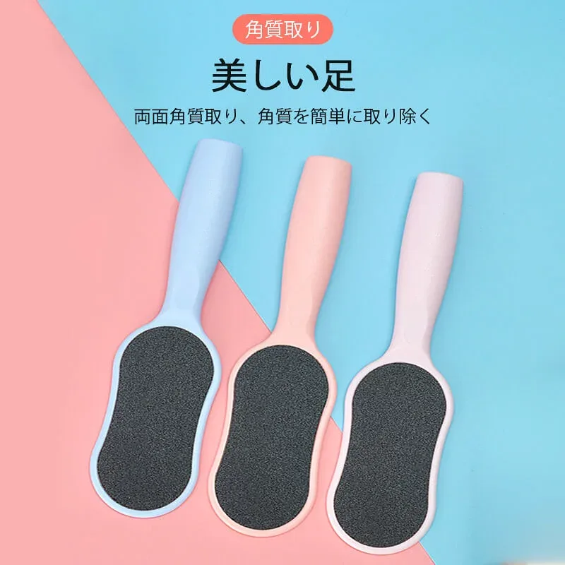 お買い物マラソン【P5倍】角質取り マイクロカッターが 余分な角質を安全にやさしく除去しますフットファイル スリムサイズ かかと削り 角質取り 磨き フットケア 安全 衛生 マイクロカッター 角質リムーバー 乾湿足用