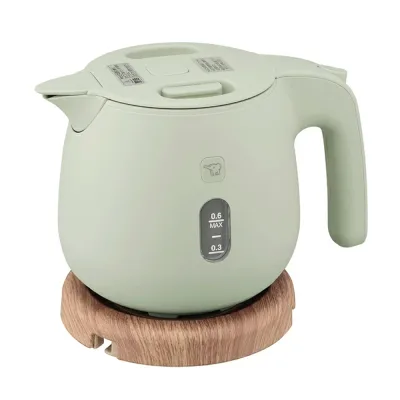 象印 ZOJIRUSHI 電気ケトル ダスティグリーン CK-SA06 0.6L アイボリー 電気ケトル 電気ポット 湯沸かしポット
