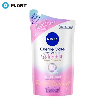 ニベア クリームケア ボディウォッシュ W保水美肌 フローラルブーケの香り つめかえ用 350ml